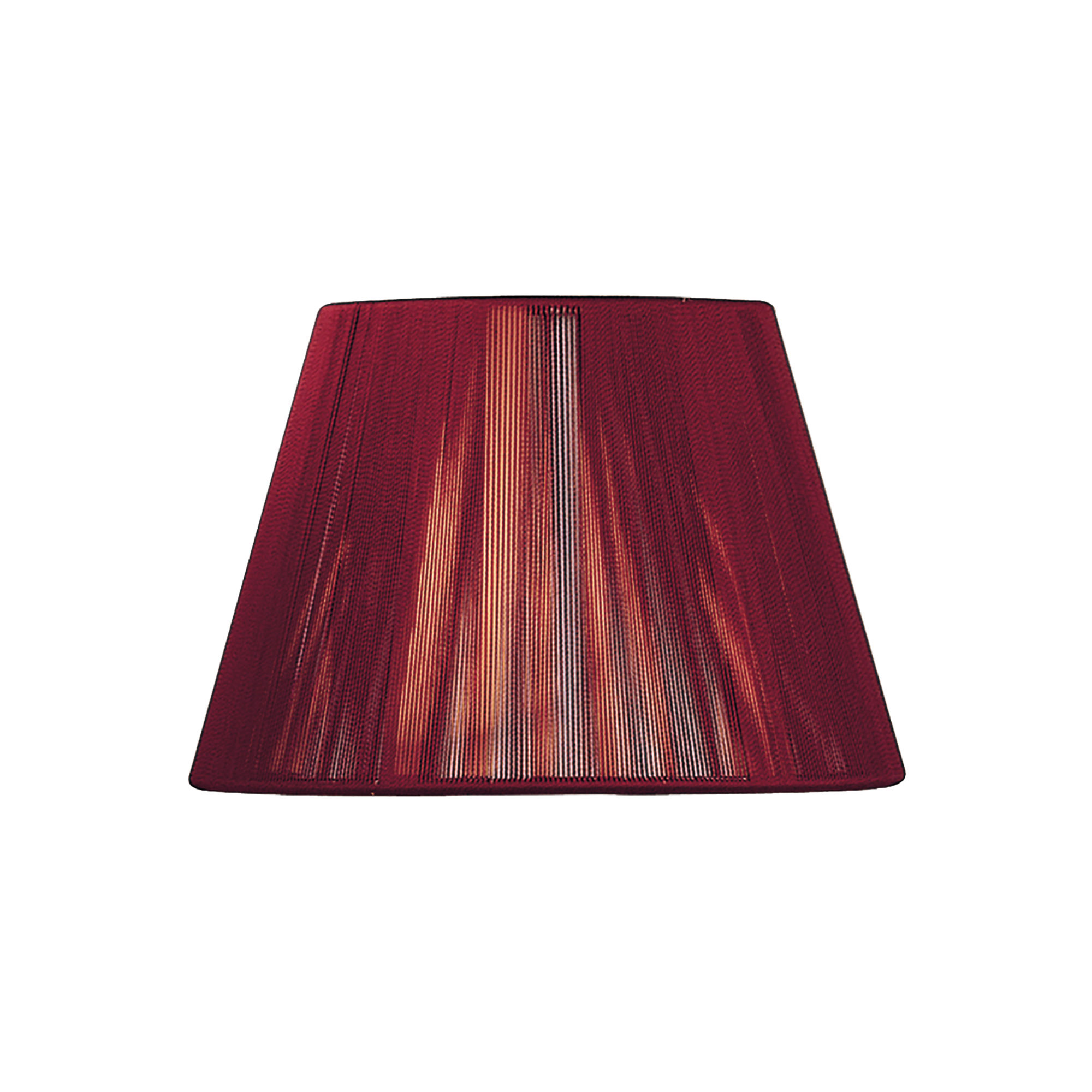 Silk 30cm String Shade Red Wine